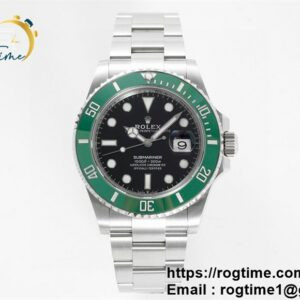 Submariner 41mm 126610 LV Kermit 904L Steel VSF 1:1 Best Edition VS3235