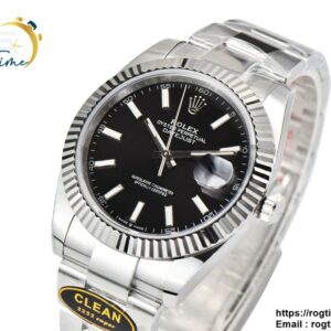 DateJust 126334 904L SS Clean Factory Best Edition Black Dial on Oyster Bracelet S3235