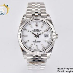 DateJust 126334 904L SS Clean Factory Best Edition White Dial on Jubilee Bracelet S3235