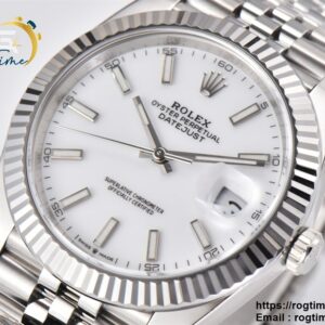 DateJust 126334 904L SS Clean Factory Best Edition White Dial on Jubilee Bracelet S3235