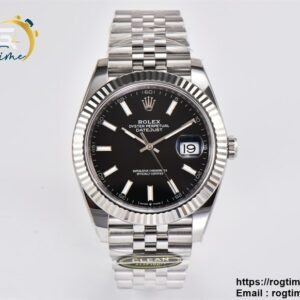 DateJust 126334 904L SS Clean Factory Best Edition Black Dial on Jubilee Bracelet S3235