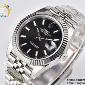 DateJust 126334 904L SS Clean Factory Best Edition Black Dial on Jubilee Bracelet S3235