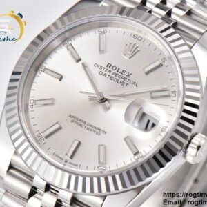 DateJust 126334 904L SS Clean Factory Best Edition Silver Dial on Jubilee Bracelet S3235