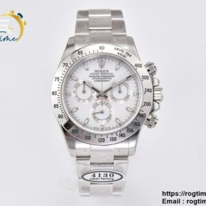 Daytona 116520 Clean Factory 1:1 Best Edition 904L SS Case and Bracelet White Dial SA4130