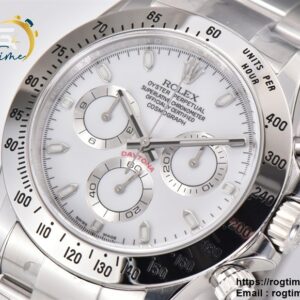 Daytona 116520 Clean Factory 1:1 Best Edition 904L SS Case and Bracelet White Dial SA4130