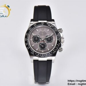 Daytona 116519 Clean Factory 1:1 Best Edition Grey Dial on Oysterflex Rubber Strap SA4130