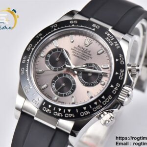 Daytona 116519 Clean Factory 1:1 Best Edition Grey Dial on Oysterflex Rubber Strap SA4130