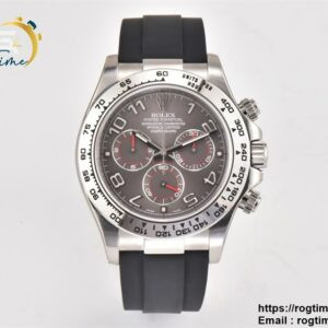 Daytona 116509 Clean 1:1 Best Edition 904L SS Case Gray Dial on Rubber Strap SA4130 V2