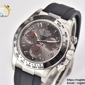 Daytona 116509 Clean 1:1 Best Edition 904L SS Case Gray Dial on Rubber Strap SA4130 V2