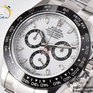 Daytona 116500 Clean Factory 1:1 Best Edition 904L SS Case and Bracelet White Dial SA4130