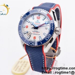 Planet Ocean  America’s Cup SS VSF 1:1 Best Edition White Dial on Blue Nylon Strap A8900