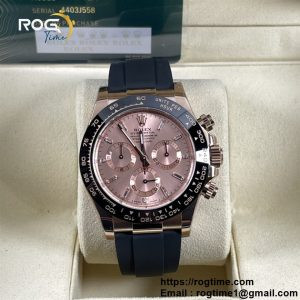 Daytona 116515 BTF 1:1 Best Edition 904L Steel Diamond Marker RG Dial  on Oysterflex Strap Asia 4130