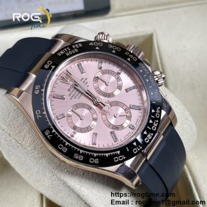 Daytona 116515 BTF 1:1 Best Edition 904L Steel Diamond Marker RG Dial  on Oysterflex Strap Asia 4130