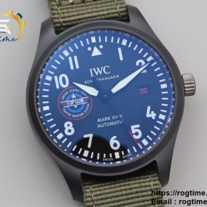 Top Gun Pilot Mark XVIII Limited “SFTI” M+F 1:1 Best Edition Black Dial on Green Nylon Strap A35111