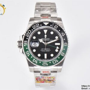 GMT-Master II 126720 VTNR Green/Black Ceramic 904L Steel Clean Factory Best Edition on Oyster Bracelet VR3186 CHS