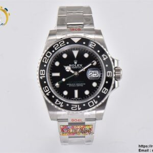 GMT-Master II 116710 LN Black Ceramic 904L Steel Clean Factory Best Edition VR3186 CHS