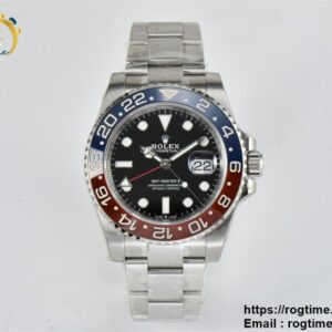 GMT-Master II 126710 BLRO Red/Blue Ceramic 904L Steel Clean Factory Best Edition on Oyster Bracelet VR3186 CHS