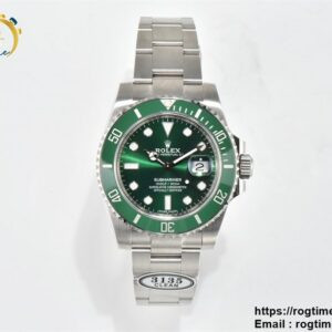 Submariner 116610 LV Green Ceramic Clean Factory 1:1 Best Edition 904L SS Case and Bracelet VS3135