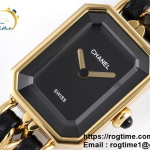 Chanel Premiere YG Black BVF Swiss Quartz