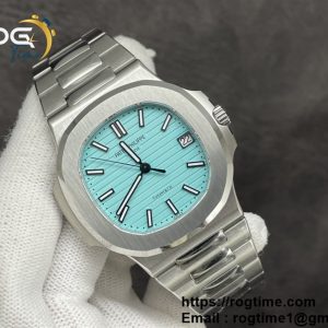 Nautilus 5711 3KF 1:1 Best Edition Tiffany Blue Dial on SS Bracelet A324 Super Clone V2