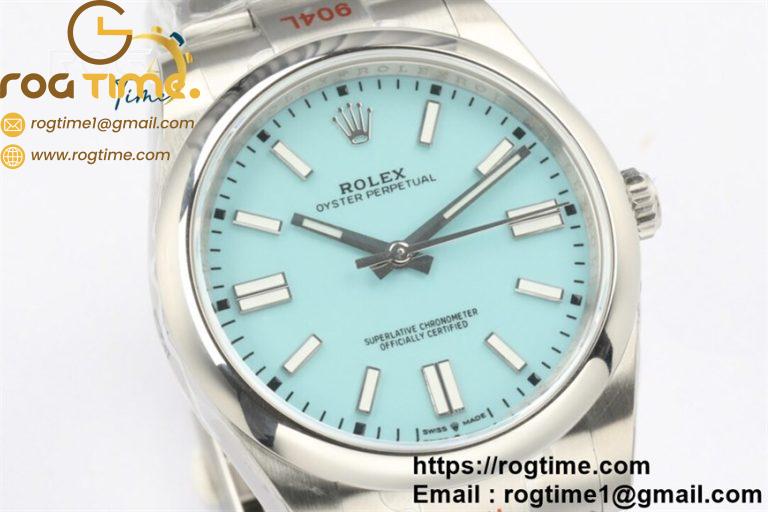 Oyster Perpetual 41mm 124300 EWF V2 Best Edition Tiffany Blue Dial on