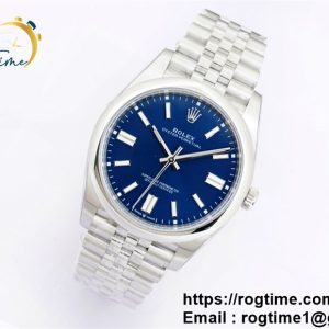 Oyster Perpetual 41mm 124300 EWF Best Edition Blue Dial on SS Jubilee Bracelet A3230