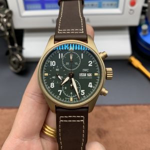 Pilot Chrono Spitfire ZF Bronze Green Dial Swiss 7750