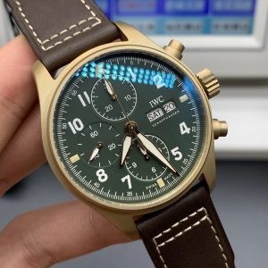 Pilot Chrono Spitfire ZF Bronze Green Dial Swiss 7750