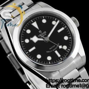 Black Bay 36 KRF 1:1 Best Edition Black Dial on SS Bracelet A2824