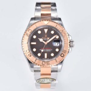 Yacht-Master 126621 SS/RG Clean Factory 904L Steel Brown Dial on SS/RG Bracelet VR3235