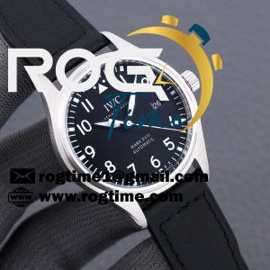 Mark XVIII IW327001 MKS 1:1 Best Edition Black Dial on Black Leather Strap MIYOTA 9015