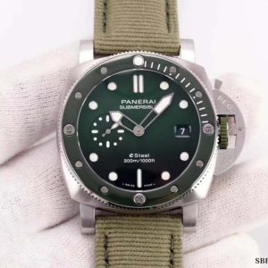 PAM1287 VSF 1:1 Best Edition Green Dial on Green Nylon Strap P900