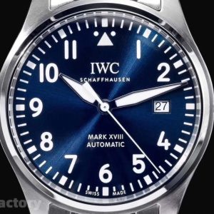 Mark XVIII IW327016 V7F 1:1 Best Edition Blue Dial on SS Bracelet A2892