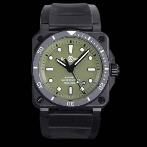 BR136B – Bell Ross BR03-92 Diver 42mm PVD/RU Green WMF MY9015