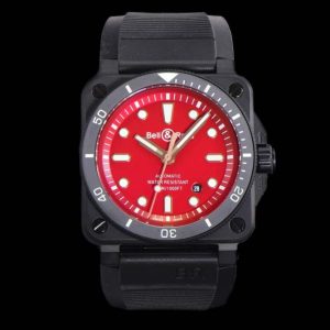 BR136C – Bell Ross BR03-92 Diver 42mm PVD/RU Red WMF MY9015