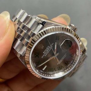 DateJust 36 SS 126234 VSF 1:1 Best Edition 904L Steel Gray Wimbledon Dial on Jubilee Bracelet VS3235