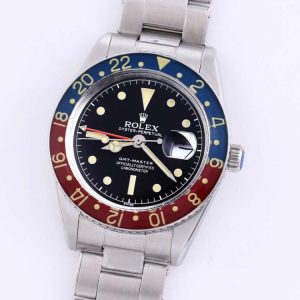 ROLGMT186D – GMT Ref.6542 Vintage Red/Blue SS/SS Blk/W Asia 2836