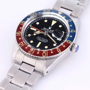 ROLGMT186D – GMT Ref.6542 Vintage Red/Blue SS/SS Blk/W Asia 2836