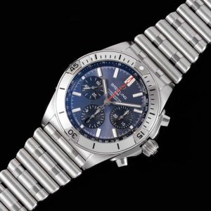 Chronomat B01 42mm SS TF 1:1 Best Edition Blue Dial on SS Bracelet A7750