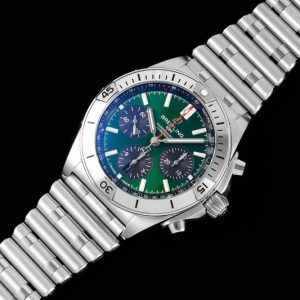 BSW0470E – Chronomat B01 SS/RU Green/Stk TF Asia 7750