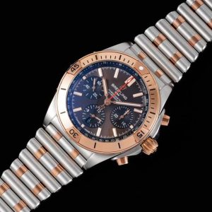 BSW0471C – Chronomat B01 RG/SS/RU Brown/Stk TF Asia 7750