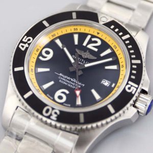 Superocean Automatic 44 TF SS Black & Yellow Dial 2824