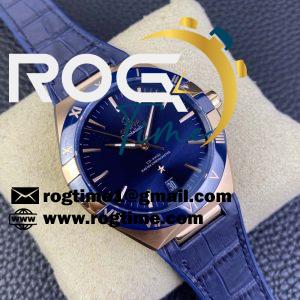 Constellation Co-Axial 41mm RG/LE Blue VSF A8900