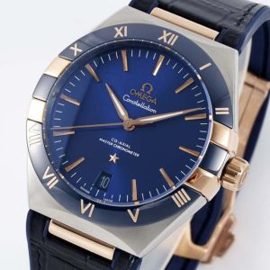 Constellation Co-Axial 41mm CER RG/SS/LE Blue 8F A8500