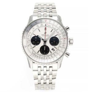 Navitimer Chronograph SS/SS Wht/Blk BLS V2 A7750 Mod