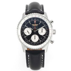 Navitimer Chronograph SS/LE Blk/Wht BLS V2 A7750 Mod