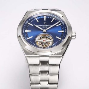 Overseas Tourbillon Ref 6000V SS BBRF 1:1 Best Edition Blue Dial on SS Bracelet Tourb