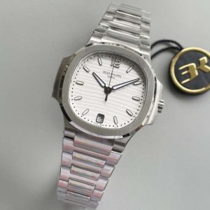 Nautilus 7118 Ladies 3KF 1:1 Best Edition White Dial on SS Bracelet A324 Super Clone