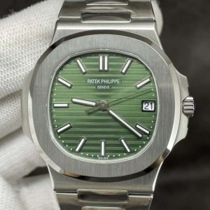 Nautilus 5711/1A 3KF 1:1 Best Edition Green Textured Dial on SS Bracelet 324CS V4