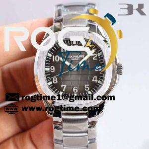 Aquanaut 5167 SS 3KF Best Edition Gray Dial on SS Bracelet A324 Super Clone V2